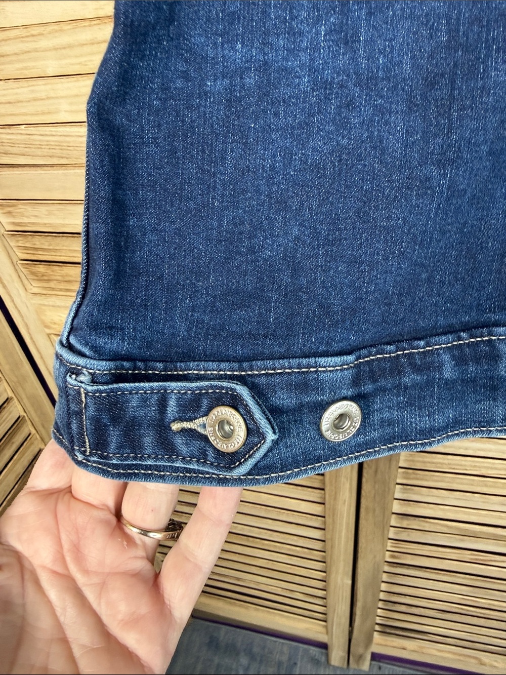 Liz Claiborne Indigo Blue Women's Denim Jacket XXL - Picture 10 of 10